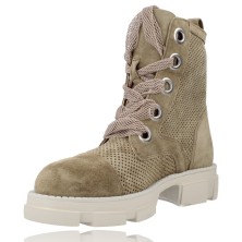 Calzados Vesga Botas Casual de Piel para Mujeres de Alpe Woman Shoes 2302 color caqui foto 4