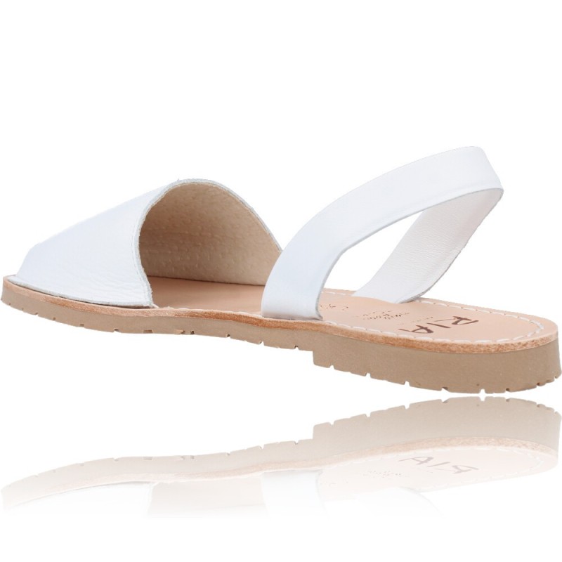 Sandalias Menorquinas Abarcas de piel para Mujer de Ria Pau 20002-S2