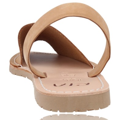 Calzados Vesga Sandalias Menorquinas Abarcas Mujer de Ria Pau 20002-S2 color nobuck cuero foto 7