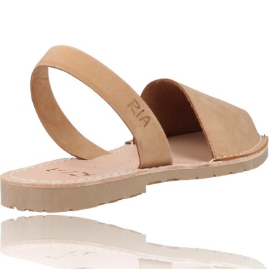 Calzados Vesga Sandalias Menorquinas Abarcas Mujer de Ria Pau 20002-S2 color nobuck cuero foto 8