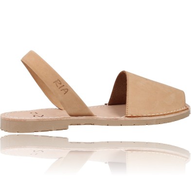 Calzados Vesga Sandalias Menorquinas Abarcas Mujer de Ria Pau 20002-S2 color nobuck cuero foto 9