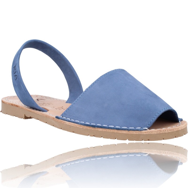Sandalias Menorquinas Abarcas de piel para Mujer de Ria Pau 20002-S2
