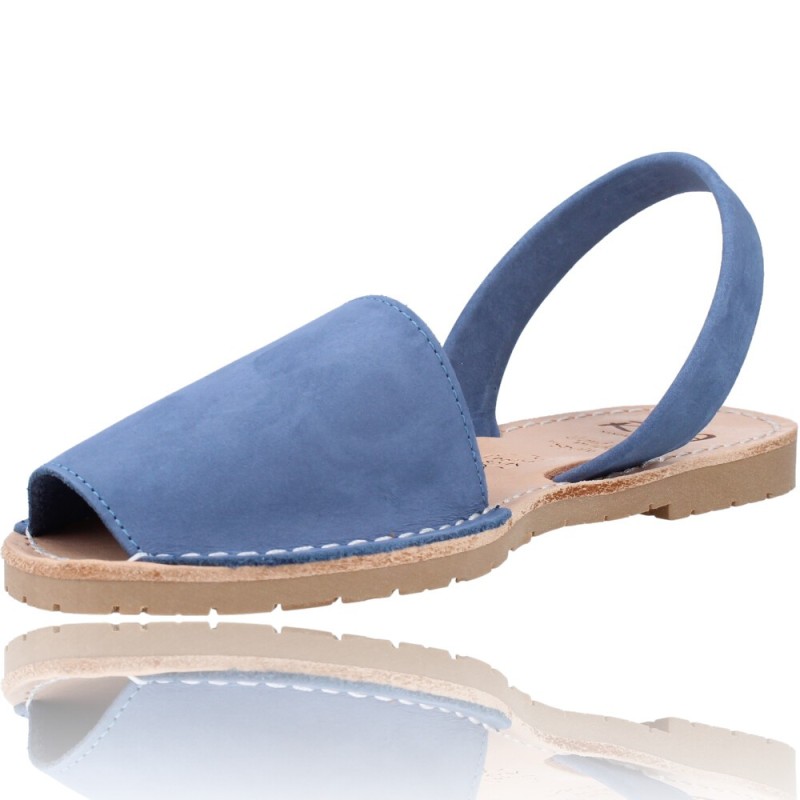 Sandalias Menorquinas Abarcas de piel para Mujer de Ria Pau 20002-S2