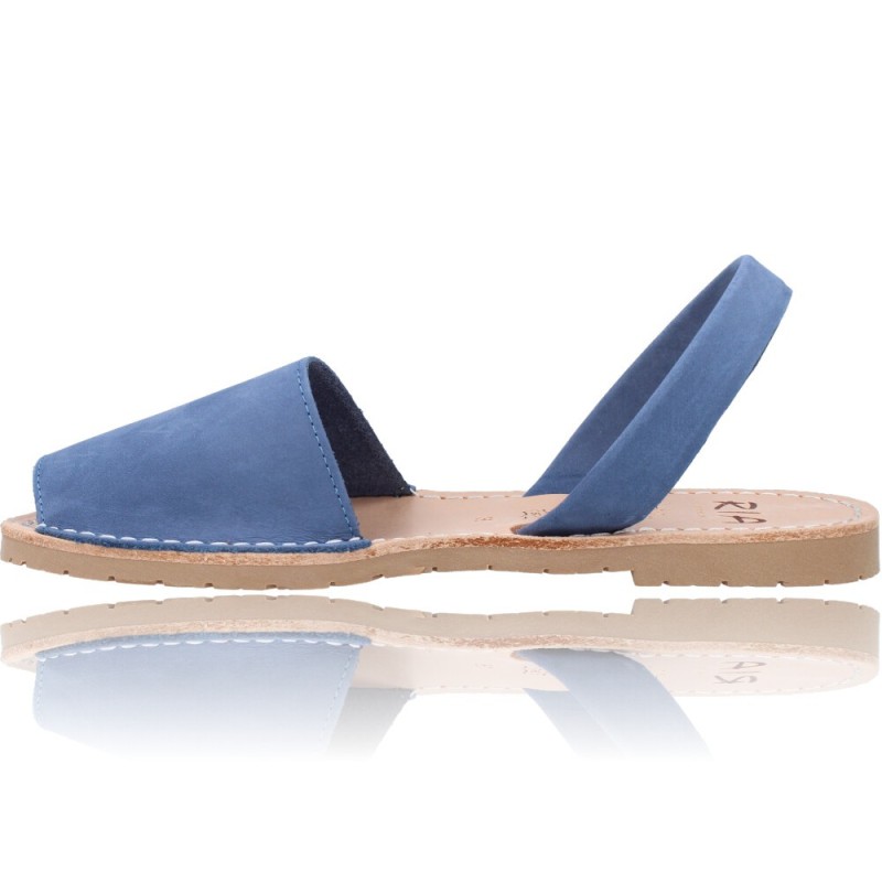 Sandalias Menorquinas Abarcas de piel para Mujer de Ria Pau 20002-S2