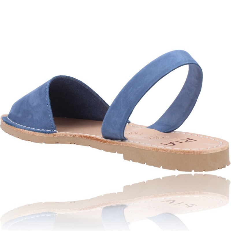 Sandalias Menorquinas Abarcas de piel para Mujer de Ria Pau 20002-S2
