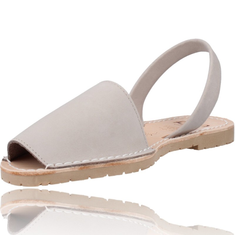 Sandalias Menorquinas Abarcas de piel para Mujer de Ria Pau 20002-S2