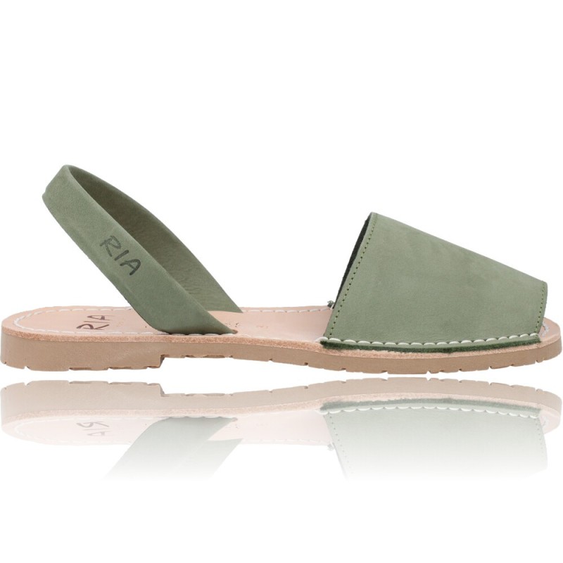 Sandalias Menorquinas Abarcas de piel para Mujer de Ria Pau 20002-S2