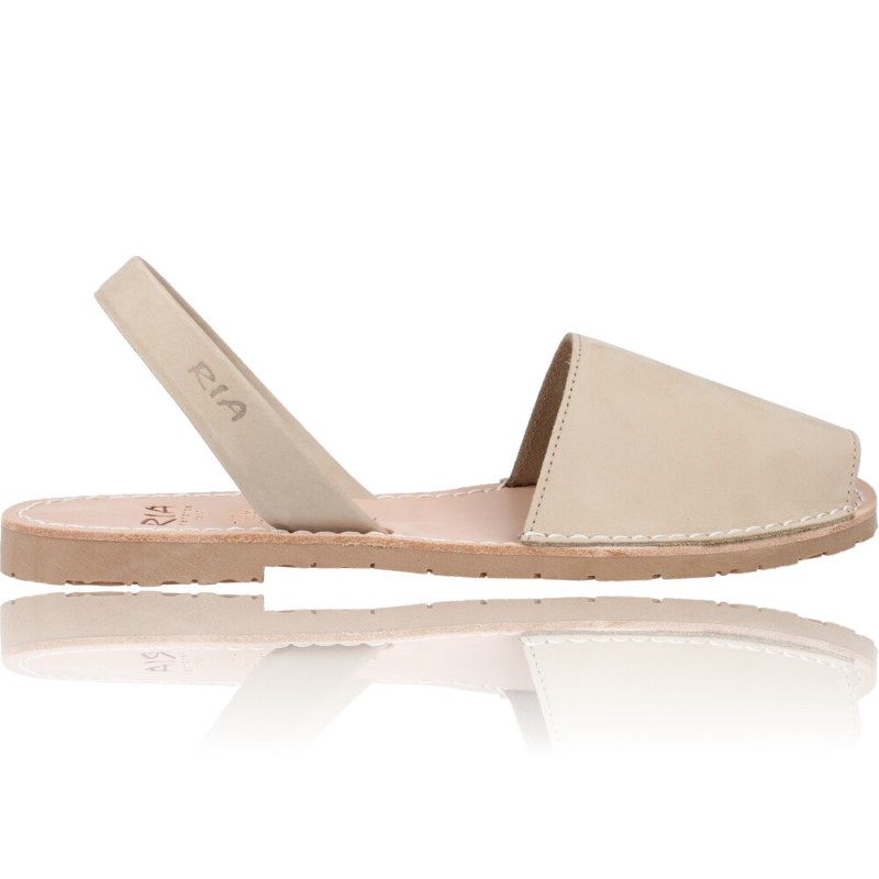 Sandalias Menorquinas Abarcas de piel para Mujer de Ria Pau 20002-S2