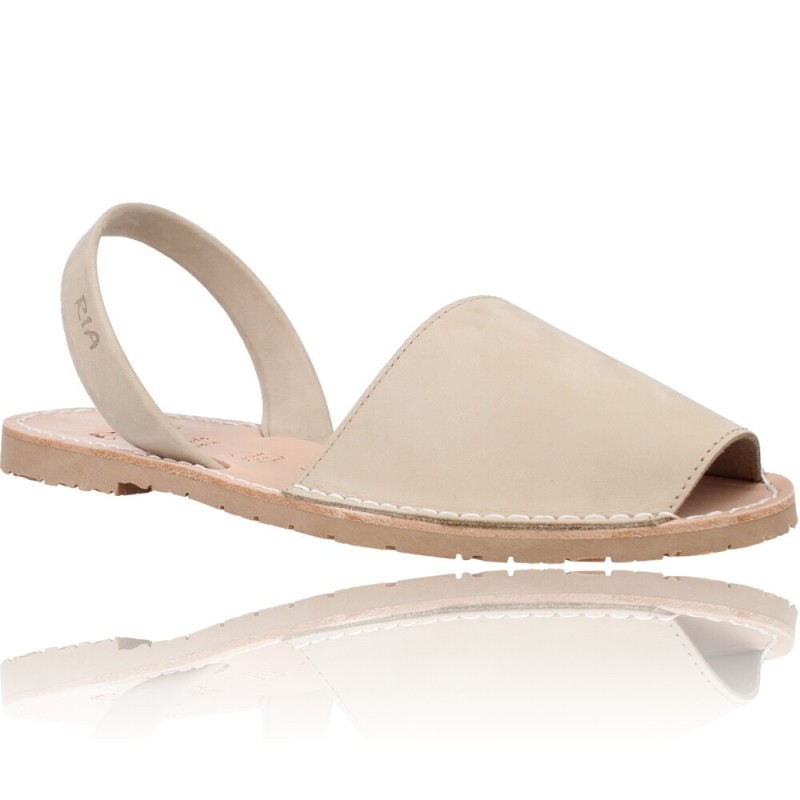 Sandalias Menorquinas Abarcas de piel para Mujer de Ria Pau 20002-S2
