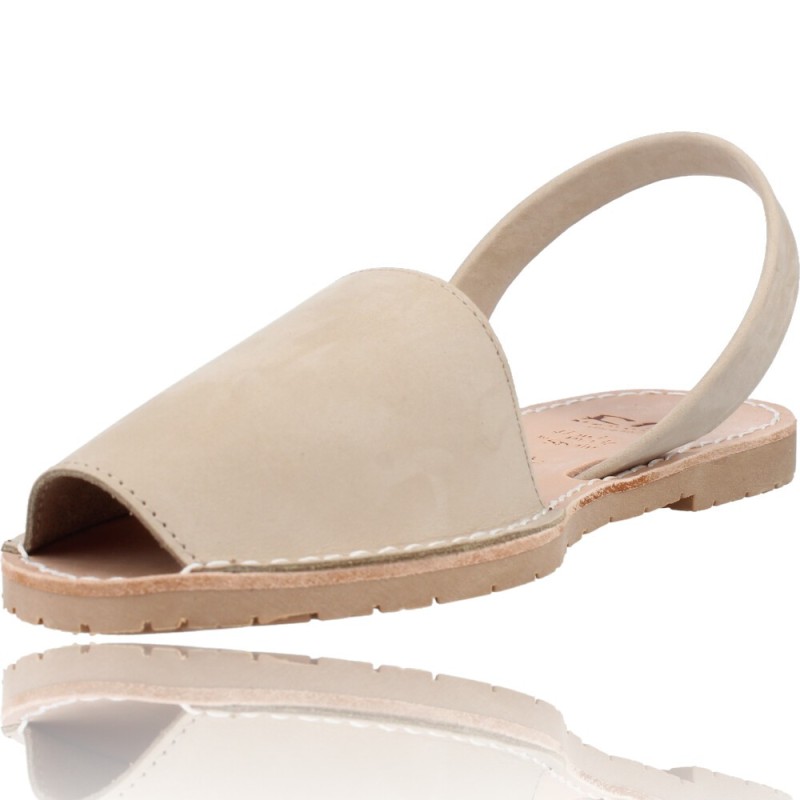 Sandalias Menorquinas Abarcas de piel para Mujer de Ria Pau 20002-S2