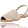 Sandalias Menorquinas Abarcas de piel para Mujer de Ria Pau 20002-S2