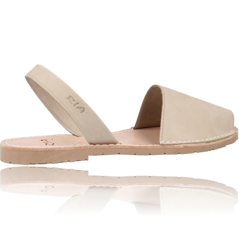Sandalias Menorquinas Abarcas de piel para Mujer de Ria Pau 20002-S2