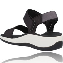 Calzados Vesga Sandalias Deportivas Mujer de Skechers 163310 Arch Fit Sunshine color negro foto 6