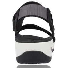 Calzados Vesga Sandalias Deportivas Mujer de Skechers 163310 Arch Fit Sunshine color negro foto 7