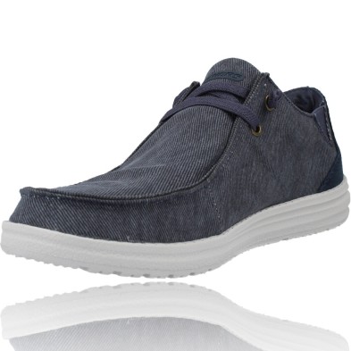 Zapatos Casual Wallaby de Loneta Hombre de Skechers 66387 Melson RaymonWALLABY LONETA CORDON