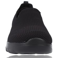 Calzados Vesga Deportivas Slip-On Elásticos para Hombres de Skechers 124187 Go Walk Joy - Sensational Day color negro foto 3