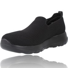 Calzados Vesga Deportivas Slip-On Elásticos para Hombres de Skechers 124187 Go Walk Joy - Sensational Day color negro foto 4