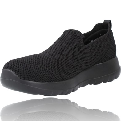 Calzados Vesga Deportivas Slip-On Elásticos para Hombres de Skechers 124187 Go Walk Joy - Sensational Day color negro foto 1