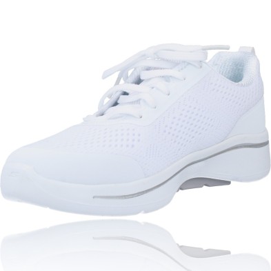 Calzados Vesga Deportivas Casual para Mujer de Skechers 124404 Go Walk Arch Fit - Motion Breeze color blanco foto 1