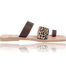 Calzados Vesga Sandalia Plana Leopardo para Mujer de Ria Orlando Leopardo 40400-3 foto 1