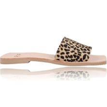 Calzados Vesga Sandalias Planas para Mujer de Ria Menorca 40402 Melbourne Leopardo foto 1