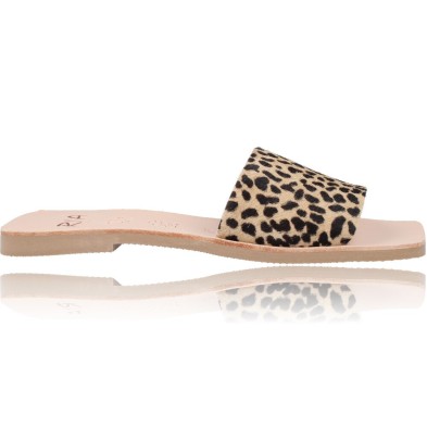 Sandalias Planas Mujer de Ria Menorca 40402 Melbourne Leopardo