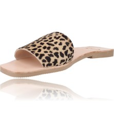 Calzados Vesga Sandalias Planas para Mujer de Ria Menorca 40402 Melbourne Leopardo foto 4