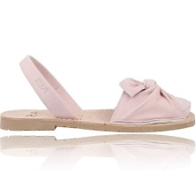 Calzados Vesga Menorquinas Sandalias Abarcas Mujer de Ria Madrid 27167-S2 ante rosa foto 1
