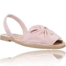 Calzados Vesga Menorquinas Sandalias Abarcas Mujer de Ria Madrid 27167-S2 ante rosa foto 2