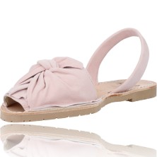 Calzados Vesga Menorquinas Sandalias Abarcas Mujer de Ria Madrid 27167-S2 ante rosa foto 4