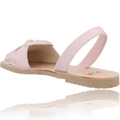 Calzados Vesga Menorquinas Sandalias Abarcas Mujer de Ria Madrid 27167-S2 ante rosa foto 6