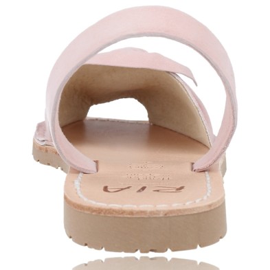 Calzados Vesga Menorquinas Sandalias Abarcas Mujer de Ria Madrid 27167-S2 ante rosa foto 7