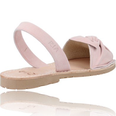 Calzados Vesga Menorquinas Sandalias Abarcas Mujer de Ria Madrid 27167-S2 ante rosa foto 8