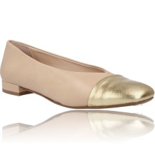 Calzados Vesga Zapatos Bailarinas Casual Planas para Mujer de Patricia Miller 5516 color oro foto 2