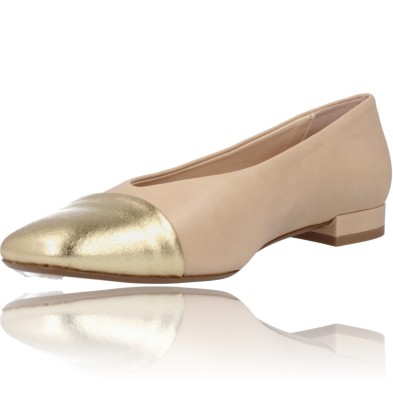 Calzados Vesga Zapatos Bailarinas Casual Planas para Mujer de Patricia Miller 5516 color oro foto 1