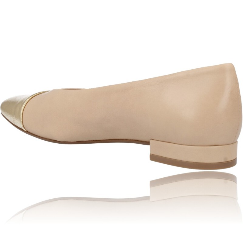 Calzados Vesga Zapatos Bailarinas Casual Planas para Mujer de Patricia Miller 5516 color oro foto 6