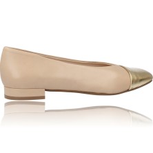 Calzados Vesga Zapatos Bailarinas Casual Planas para Mujer de Patricia Miller 5516 color oro foto 9