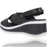 Casual Leather Wedge Sandals for Women by Pepe Menargues 10662