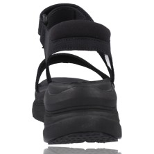 Calzados Vesga Sandalias Deportivas con Cuña Mujer de Skechers D´Lux Walker New Block 119226 color negro foto 7