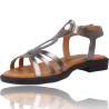 Flat Leather Sandals for Women by Patricia Miller 5627J