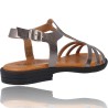 Flat Leather Sandals for Women by Patricia Miller 5627J