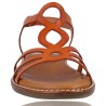 Flat Leather Sandals for Women by Patricia Miller 5627J