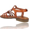Flat Leather Sandals for Women by Patricia Miller 5627J