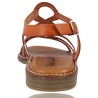 Flat Leather Sandals for Women by Patricia Miller 5627J