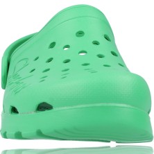 Calzados Vesga Zuecos Deportivos Foamies para Mujer de Skechers 111371 Arch Fit Footsteps - Pure Joy color verde foto 3