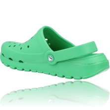 Calzados Vesga Zuecos Deportivos Foamies para Mujer de Skechers 111371 Arch Fit Footsteps - Pure Joy color verde foto 6