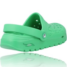 Calzados Vesga Zuecos Deportivos Foamies para Mujer de Skechers 111371 Arch Fit Footsteps - Pure Joy color verde foto 8