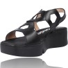 Sandals with Leather Platform for Women by Wonders Penta B-7922