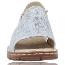 Calzados Vesga Sandalias Casual con Cuña para Mujer de Ara Hawaii 12-27241 color plata foto 3