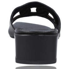 Calzados Vesga Zuecos Sandalias de Piel para Mujer de Foos Alissa 02 color negro foto 7